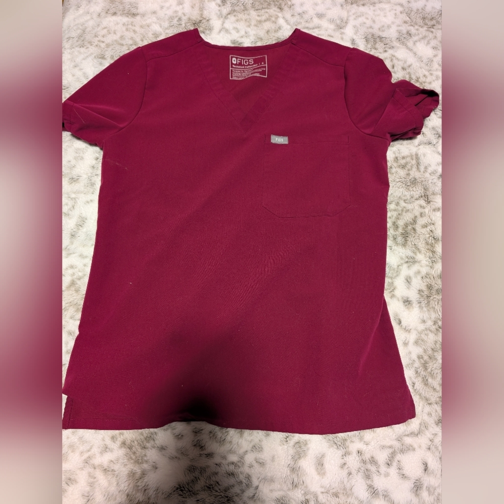 Figs Women's Top in Raspberry Sorbet